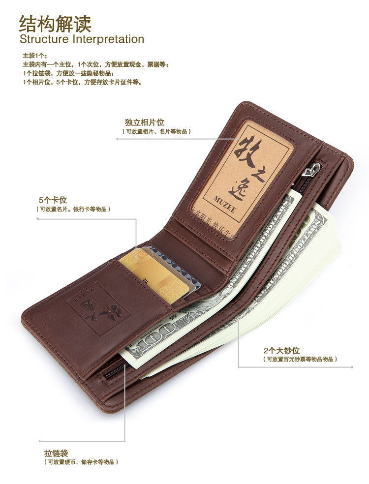 NEW ARRIVAL!! Men Collection Wallet Muzee | 11street ...