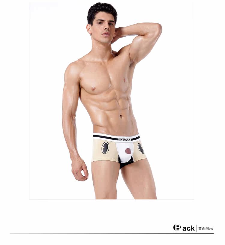 INTOUCH <em>因他趣 男士</em>莱卡棉 可爱卡通犬平角