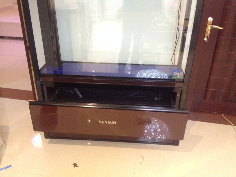 森森鱼缸HLE-6底虑龙鱼缸大观赏面抽屉式水族