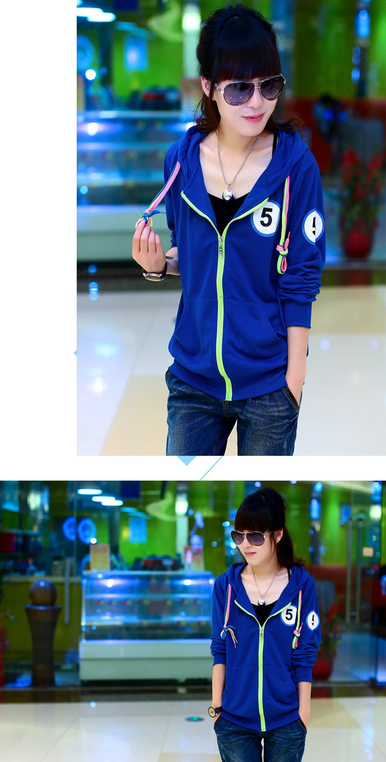 森马女装2014秋季<em>外套</em>女<em>韩版休闲</em>学生大码长