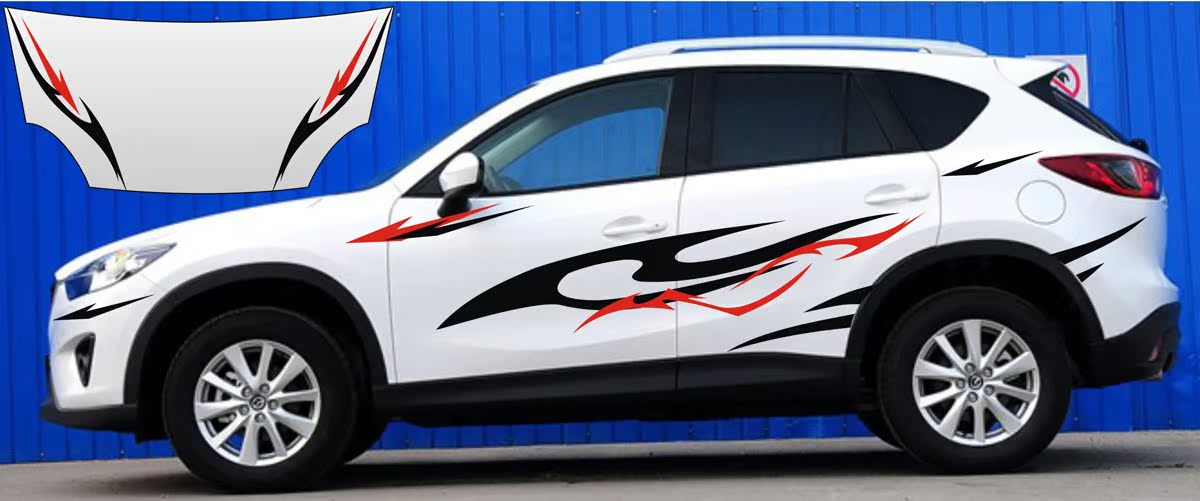 马自达cx-5车身拉花 CX--5车身贴纸 全车整车贴