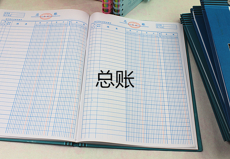 会计公司都用!总分类账簿 总账账本/总账明细账簿 财务账本