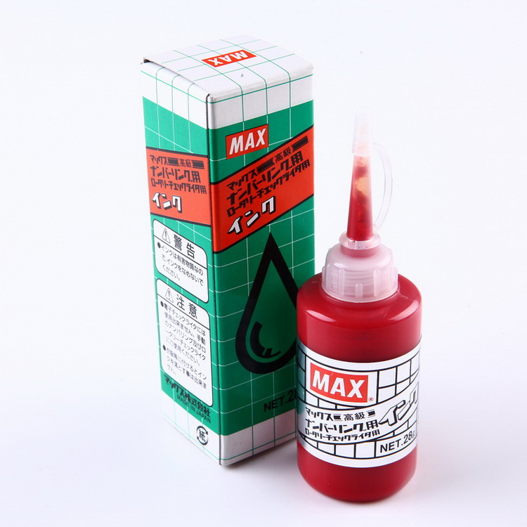 印章用品-日本MAX自动号码机补充印油28g\/IN