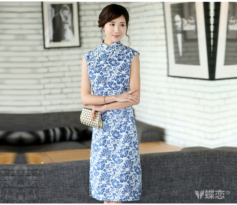 The Butterfly Lovers 2015 Summer new women's national retro improved cheongsam dress daily fashion cheongsam 45007 Sau San small orchid XXL picture, prices, brand platters! The elections are supplied in the national character of distribution, so action, buy now enjoy more preferential! As soon as possible.