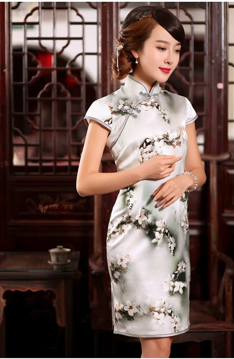 Butterfly Lovers 2015 summer new retro dresses upscale silk stylish improved short-day dresses skirt 55,258 figure - pre-sale 7 days XXL pictures, price, brand platters! Elections are good character, the national distribution, so why buy now enjoy more preferential! Health