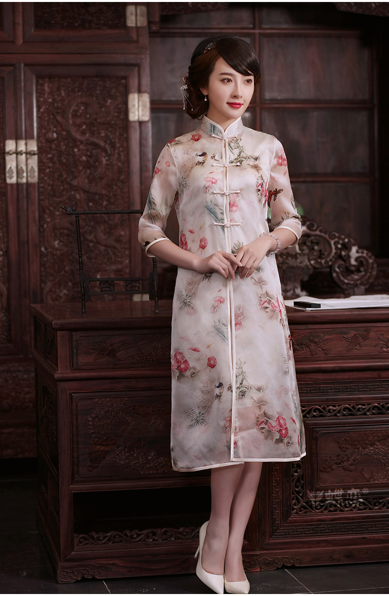 Butterfly Lovers flowers 2015 spring and summer with new upscale silk Chinese Chinese T-shirt, two-piece thin coat cream and white XL pictures, price, brand platters! Elections are good character, the national distribution, so why buy now enjoy more preferential! Health