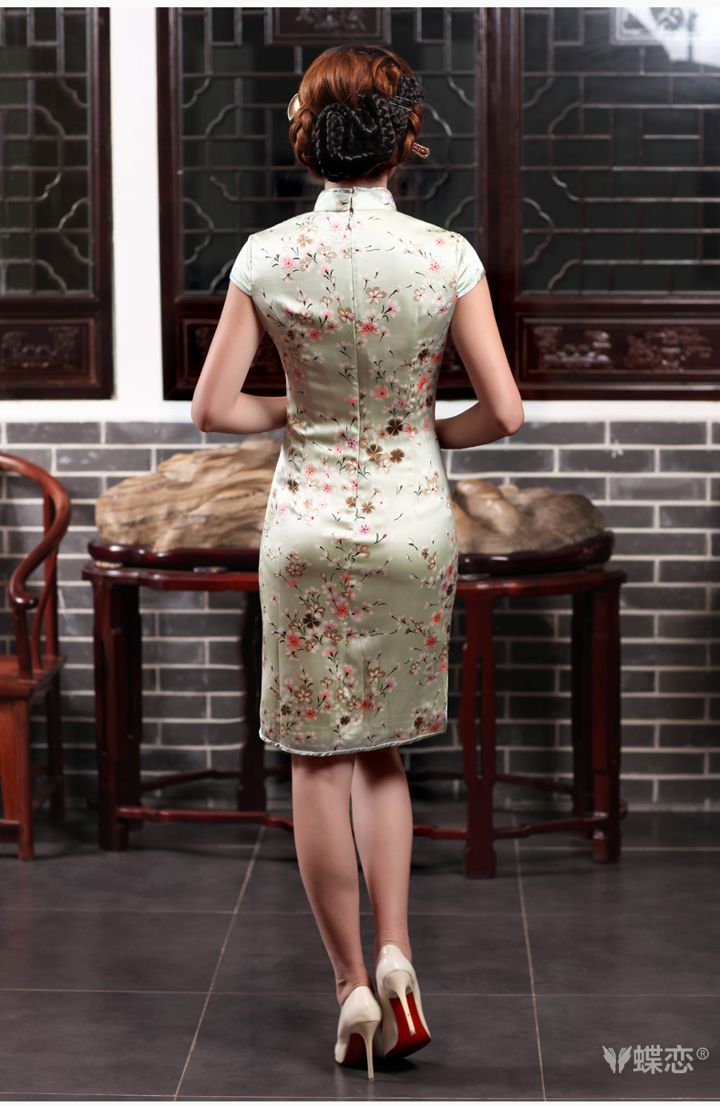 Butterfly Lovers 2015 spring new improved Stylish retro cheongsam dress daily sauna silk Silk Cheongsam 47,019 light green - pre-sale 5 days M pictures, price, brand platters! Elections are good character, the national distribution, so why buy now enjoy more preferential! Health