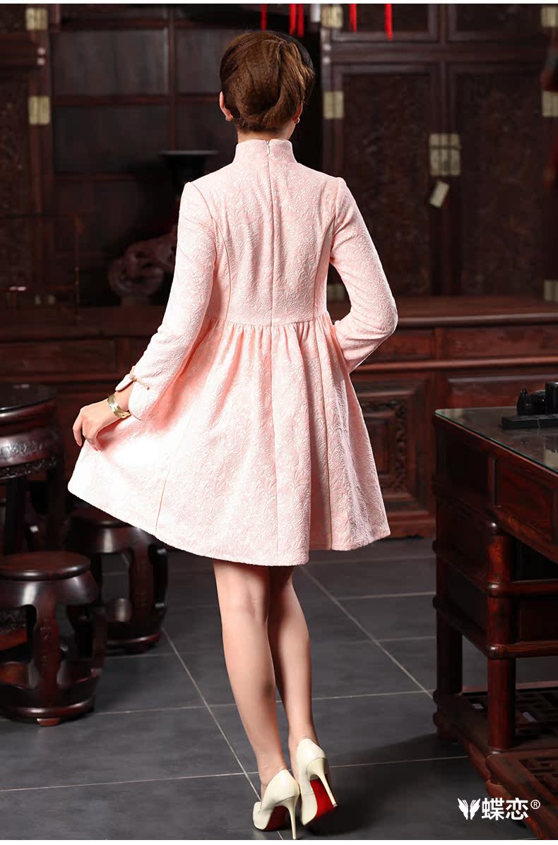 Butterfly Lovers 2015 spring new bridesmaid dresses stylish improved cheongsam dress retro dress style short cheongsam 48,019 light pink XXL pictures, price, brand platters! Elections are good character, the national distribution, so why buy now enjoy more preferential! Health