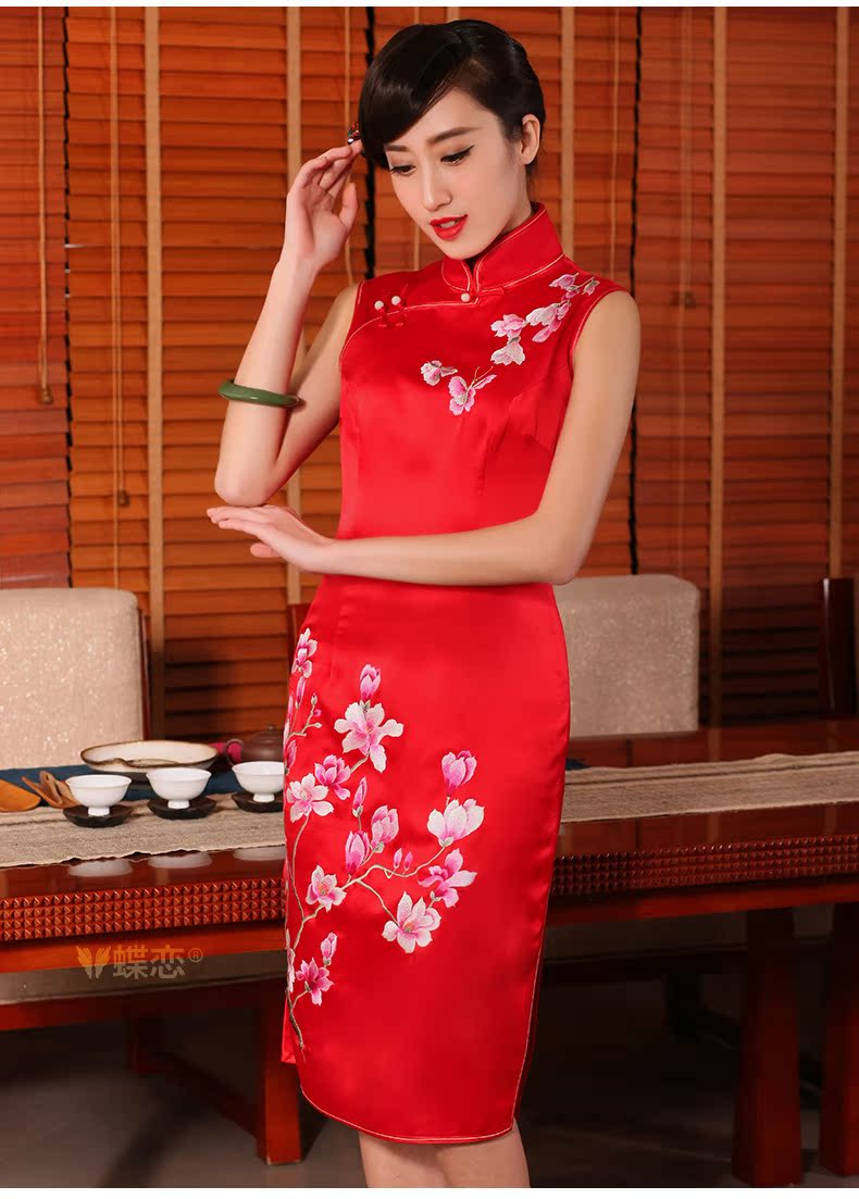 Butterfly Lovers 2015 summer new heavy silk manual and embroidery cheongsam dress uniform toasting retro wedding dresses 54,246 red - pre-sale 20 days XXL pictures, price, brand platters! Elections are good character, the national distribution, so why buy now enjoy more preferential! Health