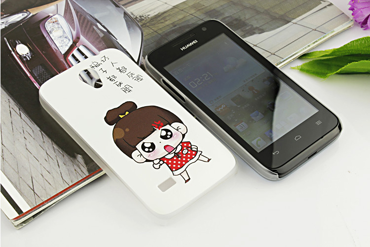 【新款上市 华为u8825d手机套 透明边彩绘】价