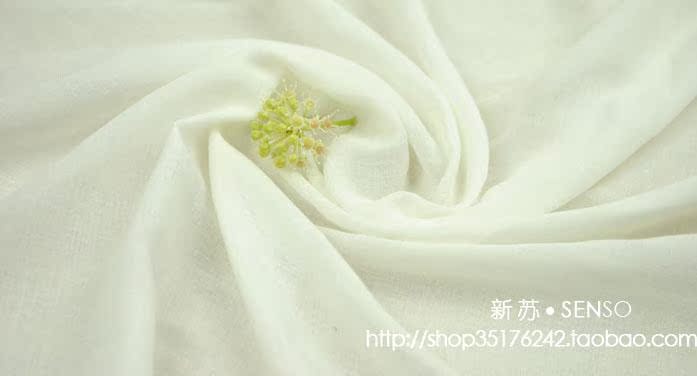 日单 高品质 斜纹白色纯棉布 衬裙布 棉衬布 窗