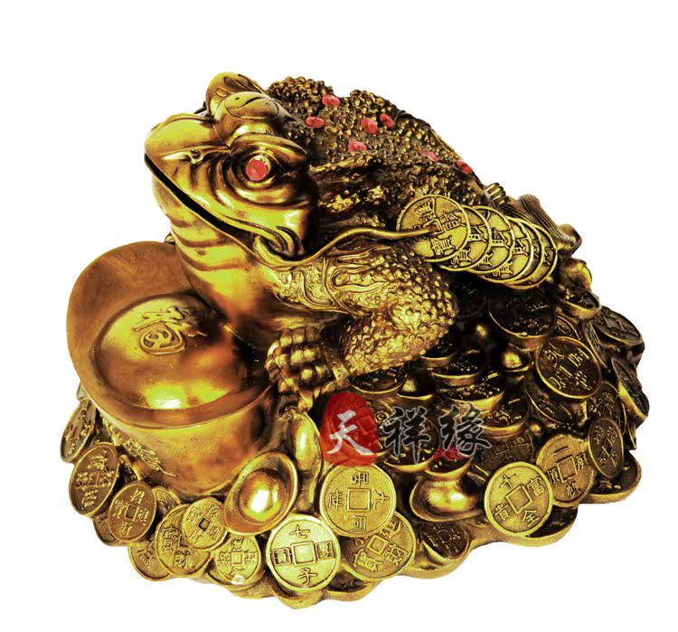 【铜金蟾摆件纯铜蟾蜍摆设招财吉祥物】湖南铜