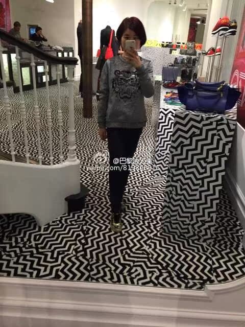 Paris special counter Purchasing agent   KENZO   christmas Limited Edition   Statue of Liberty   iron tower Flash gold   Tiger head Sweater