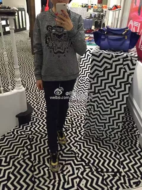 Paris special counter Purchasing agent   KENZO   christmas Limited Edition   Statue of Liberty   iron tower Flash gold   Tiger head Sweater