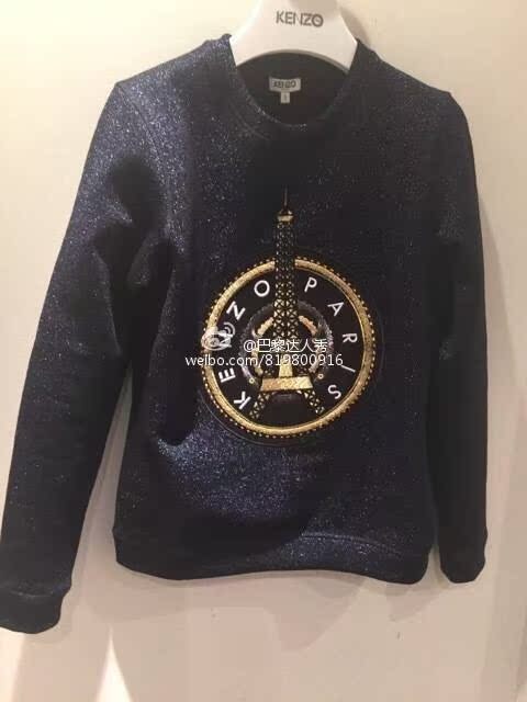 Paris special counter Purchasing agent   KENZO   christmas Limited Edition   Statue of Liberty   iron tower Flash gold   Tiger head Sweater