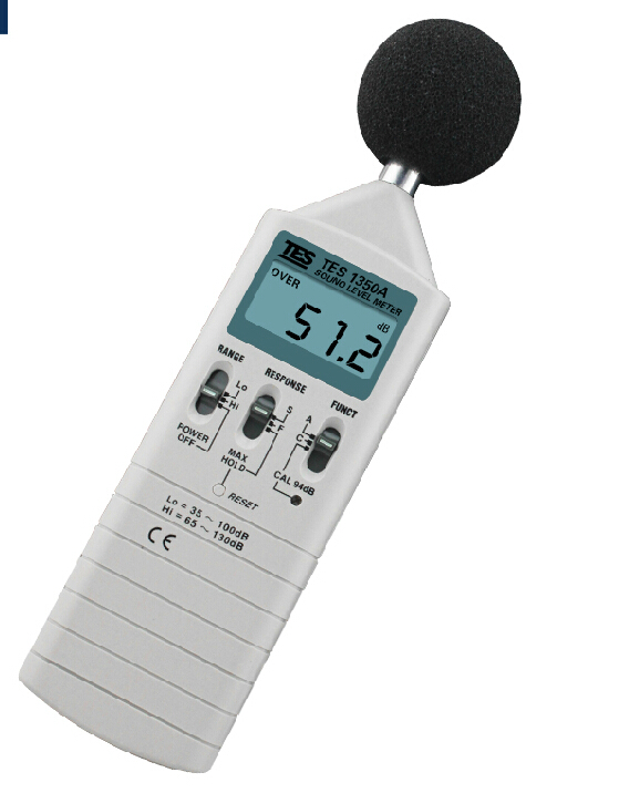 泰仕tes1350a噪音计声级计分贝仪噪声仪噪音测试仪tes-1350a