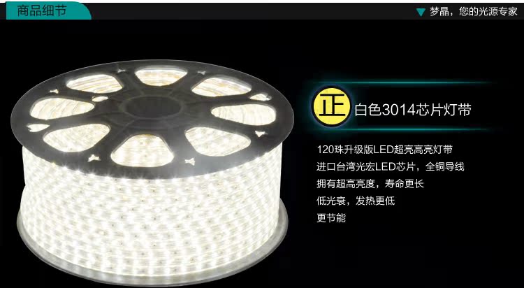 светодиодный дюралайт MG Led 5050 60 Led 220V светодиодный дюралайт MG Led 5050 60 Led 220V