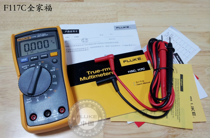 美国福禄克fluke f117c 数字万用表 全新原装正品 可开发票