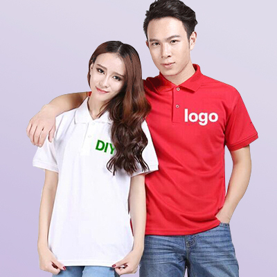 POLO衫定制工作服翻领短袖T恤DIY班服定做工衣印字广告衫印制LOGO