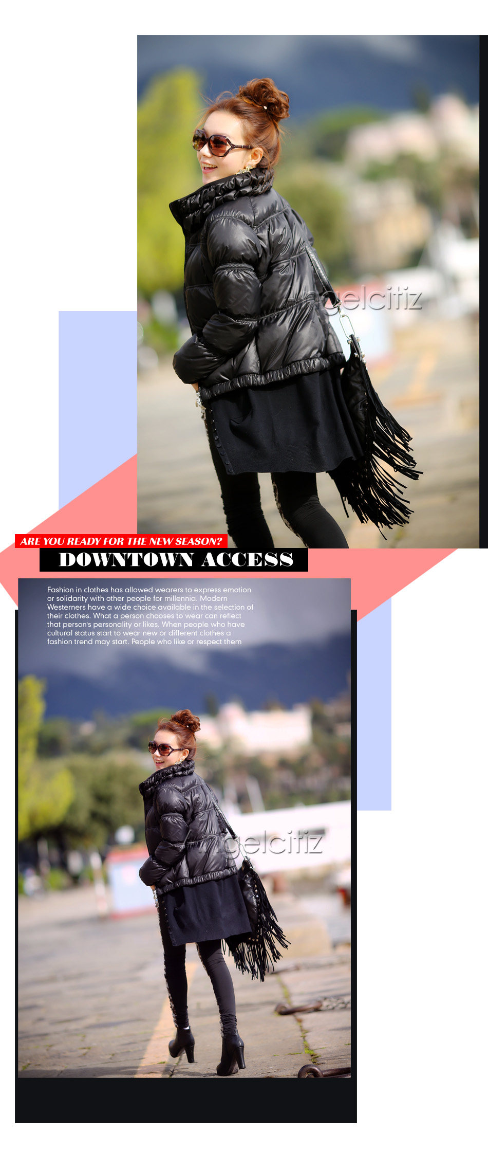 【<em>天使之城 女包</em>真皮羊皮重工铆钉 流苏单肩包