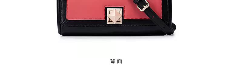 旋转时空系列撞色手提斜跨包