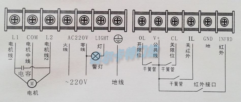 手动开关接线方式