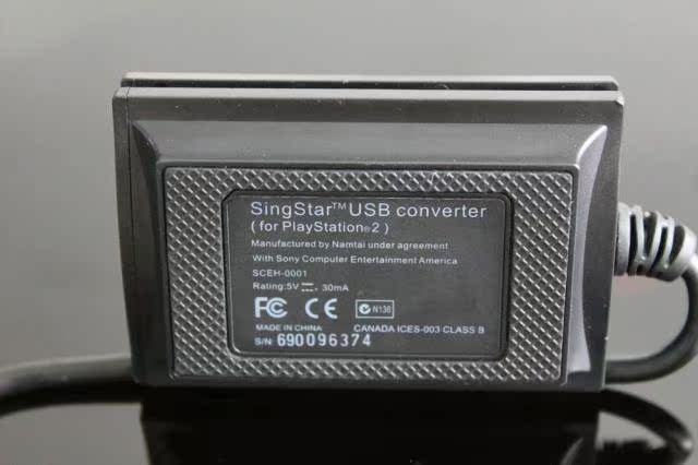 singstar ps2 microphone adapter
