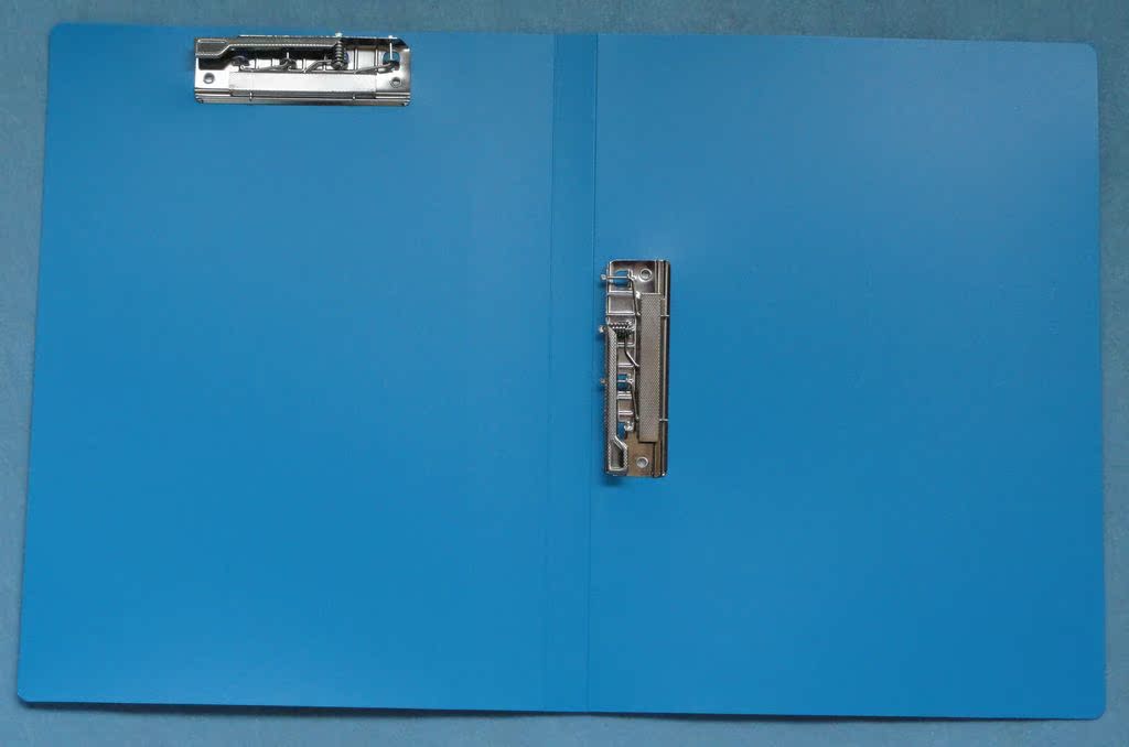 【得力5372型文件夹 A4双强力夹 文件夹 得力