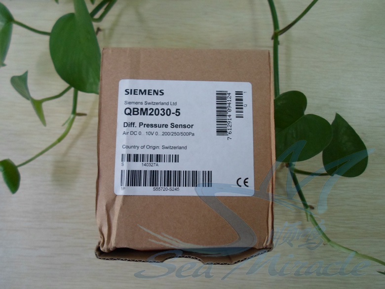 1 つの新しい気圧差センサー SIEMENS QBM2030-5 Siemens® QBM2030 5 Differential Pressure Sensor - Instrukart Holdings