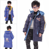 断码特价清仓男中小儿童孩子幼儿羽绒服2011帅气小孩子免洗130
