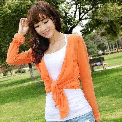 2014新款夏装女韩版<em>长袖</em>防晒衫沙滩<em>开衫</em>防晒