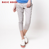【Basic House夏装】百家好时尚哈伦裤七分裤送腰带 HLPT320A