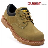清仓特价 DUWAN户外情侣款 防沷水牛皮翻毛皮男/女休闲鞋[D1038]