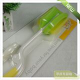 日康 特价热卖 海绵奶瓶刷 奶嘴刷 360度旋转 RK-3502