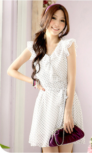 ���¸��¿��ѩ��Բ�㲨������װ����ȹ