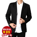 秋装新品 三粒单排扣 男款高档休闲西装 西服 男外套 6958