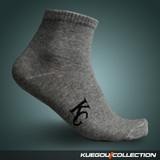 【KUEGOU】简约气质 四季必备 全棉休闲中筒袜 品牌正品 KS-03