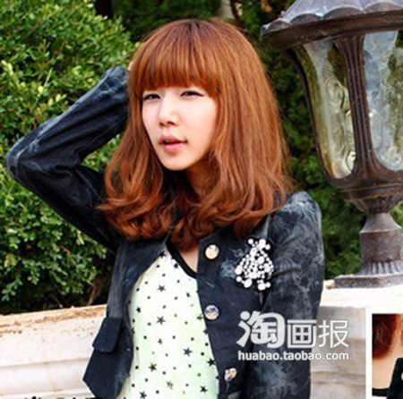 中长款超红梨花头韩式蓬松发型扎法九月夺目新