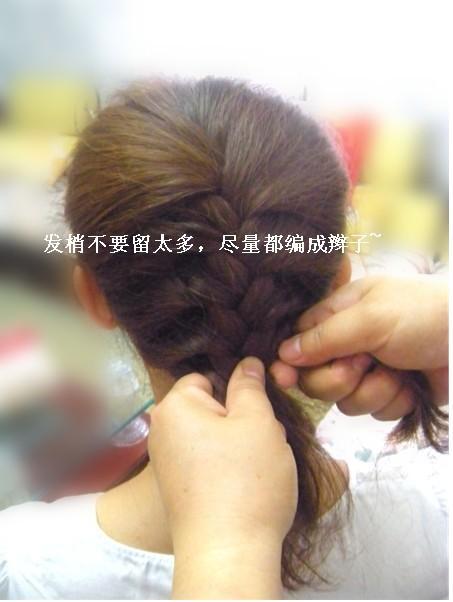 淘友支招!<em>中短发</em> 变成甜美<em>盘发</em>~方力申的发型