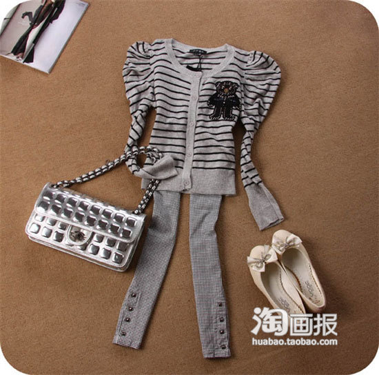 秋日里必备的外套中国十大休闲服装+美T_fw0