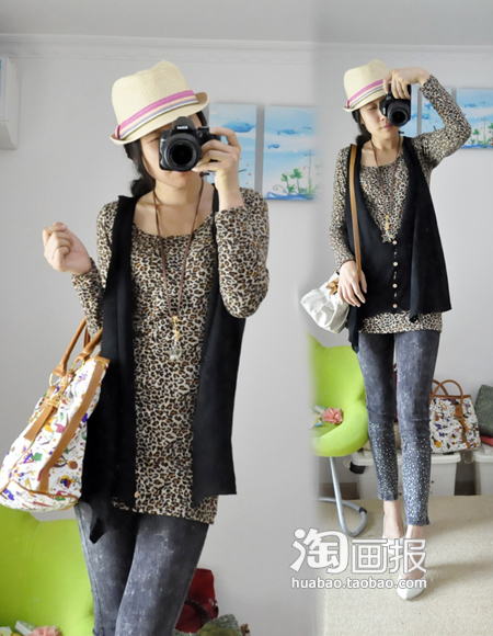 20款淘宝网秋装新款女装倍有范儿针织衫真人