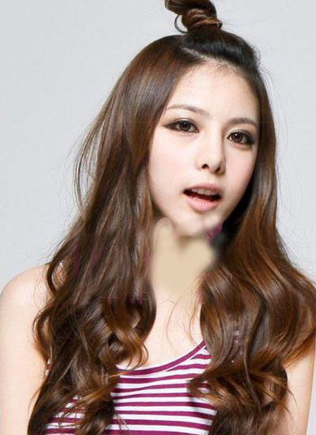 <em>头发少</em>的人适合什么<em>发型图片</em>韩系发型 瘦脸效