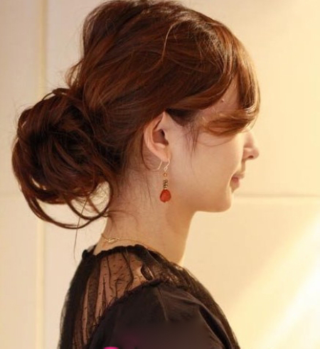 现代女性独立气质OL职业扎发