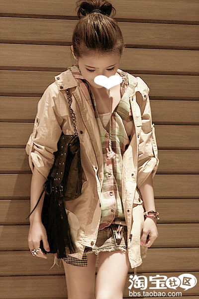 甜<em>服装</em>美<em>女孩</em>秋季衣橱<em>必备</em>物,打造初秋帅气装