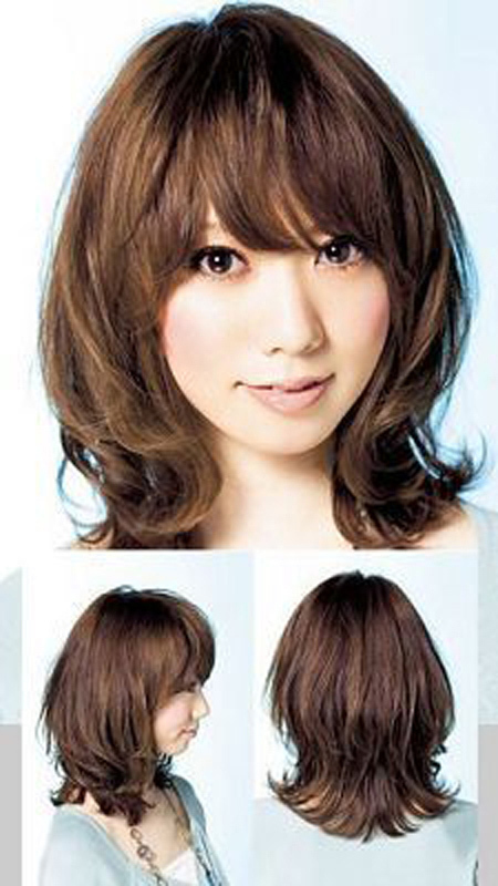 11款中长发让丸子头盘<em>头发</em>的图解你变身OL人