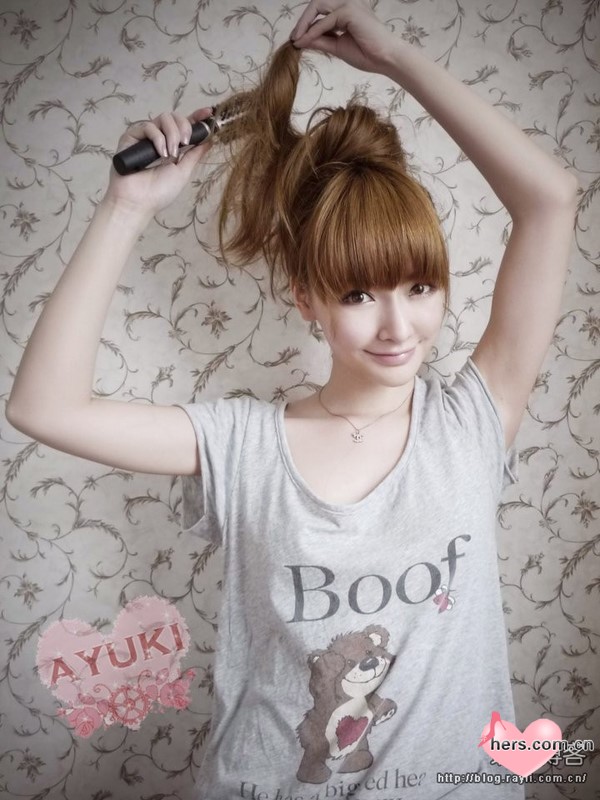 <em>发型</em>设计跟我学丸子头<em>发型</em>设计 人见人爱 - ax