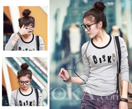 团子头已经OUT了 看韩国怎样<em>扎头</em>好看秋日最