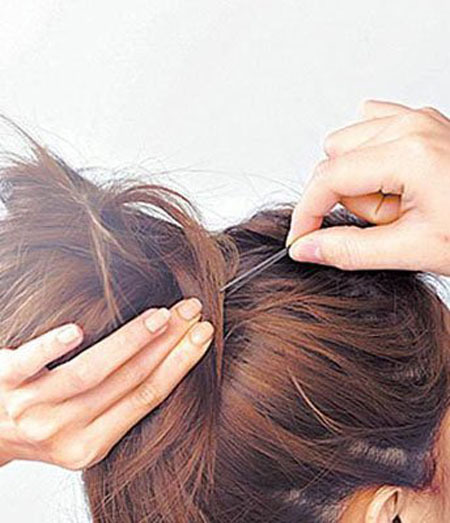 五一出游大号花怎么<em>盘</em>头发好看苞<em>盘发</em>DIY_太