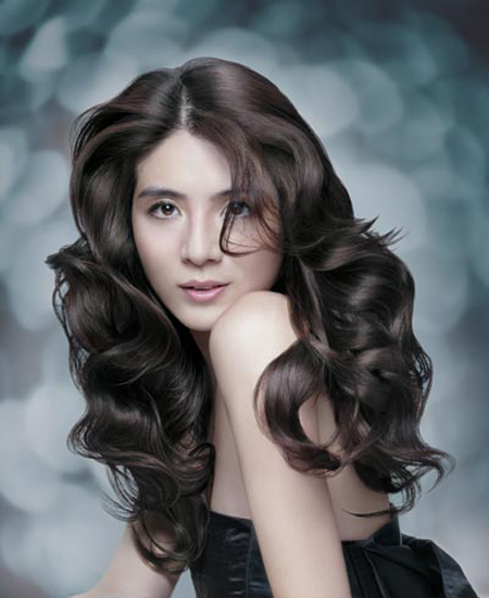 稻草长发发型设计图片变丝缎 七款令头发垂顺