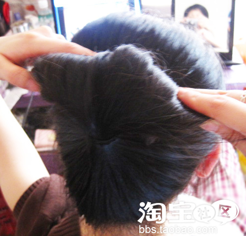 小璐六六4款实用发简单盘发视频型1分钟搞定